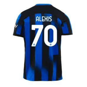 Inter Milan Alexis Sanchez #70 Koszulka Podstawowych 2023-24 Krótki Rękaw